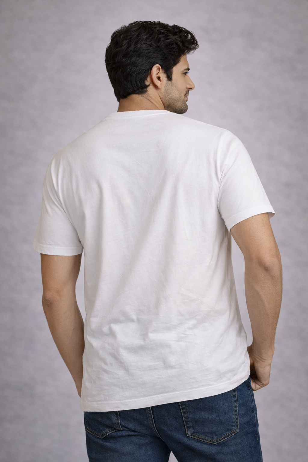 White Graphic Print T-Shirt